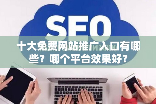 十大免费网站推广入口有哪些？哪个平台效果好？