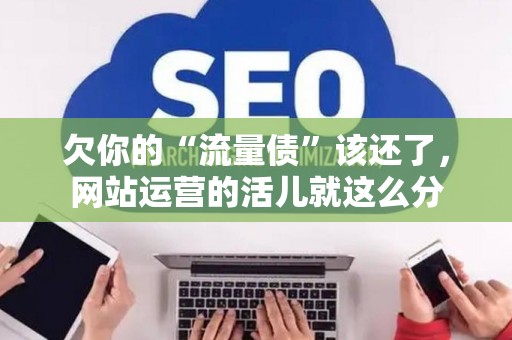 欠你的“流量债”该还了，网站运营的活儿就这么分