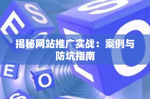 揭秘网站推广实战:案例与防坑指南 揭秘网站推广实战:案例与防坑指南
