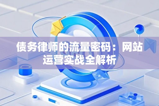 债务律师的流量密码：网站运营实战全解析