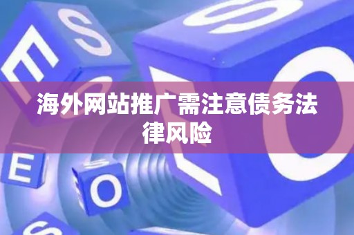 海外网站推广需注意债务法律风险