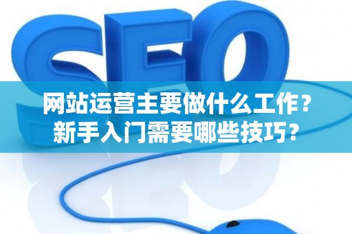 网站运营主要做什么工作？新手入门需要哪些技巧？